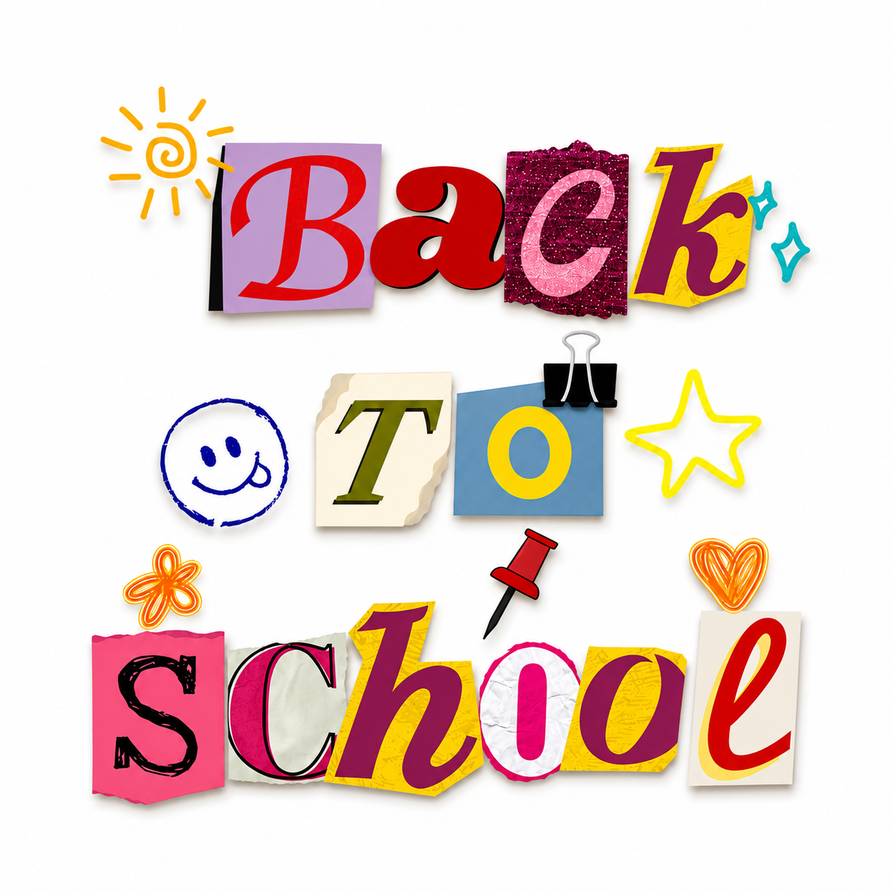 Back to school collection featuring stationery, backpacks, and classroom essentials.