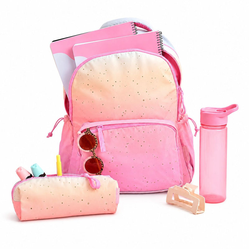 Back to school collection featuring stationery, backpacks, and classroom essentials.