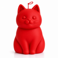شمعة معطرة Purrfect 9 سم (أحمر)