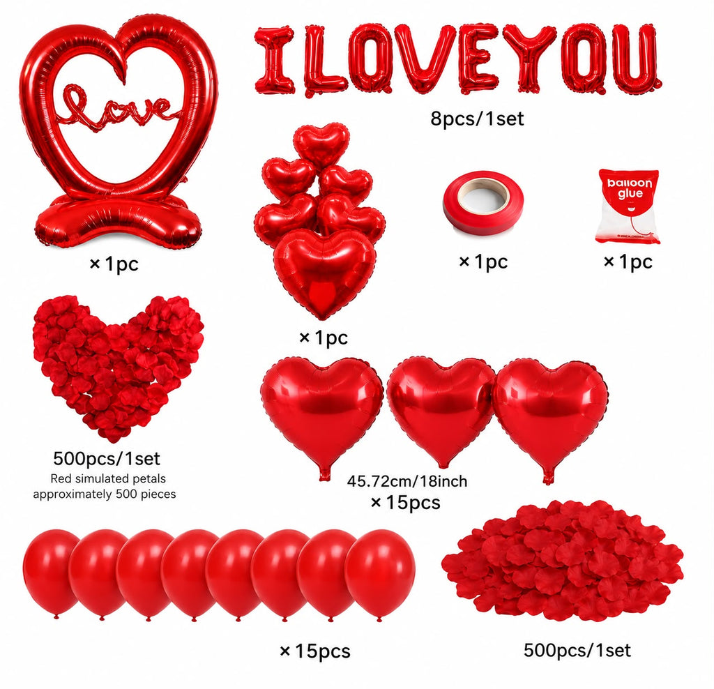 Love Balloon Decoration Set