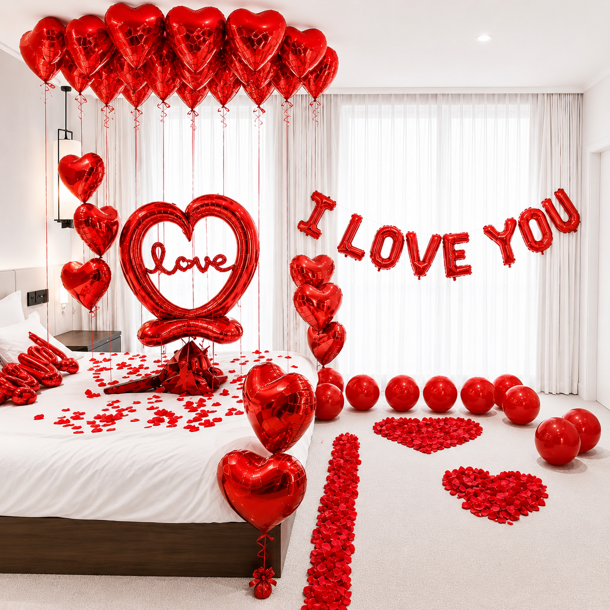 Love Balloon Decoration Set