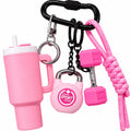 Pink Sports Keychain