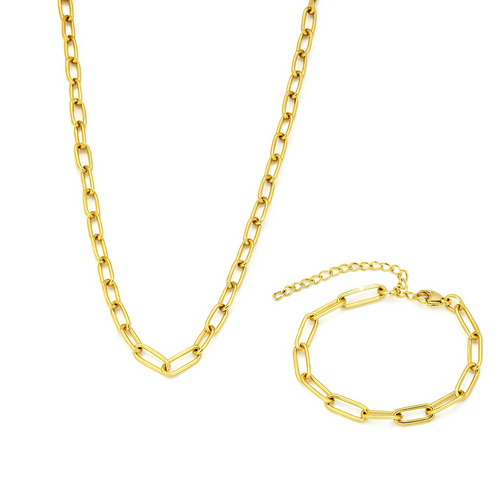 Chain Link Duo Jewelry Set