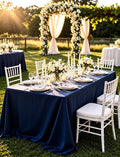 Navy Blue Tablecloth - Party Tableware | Asena Boutique Qatar