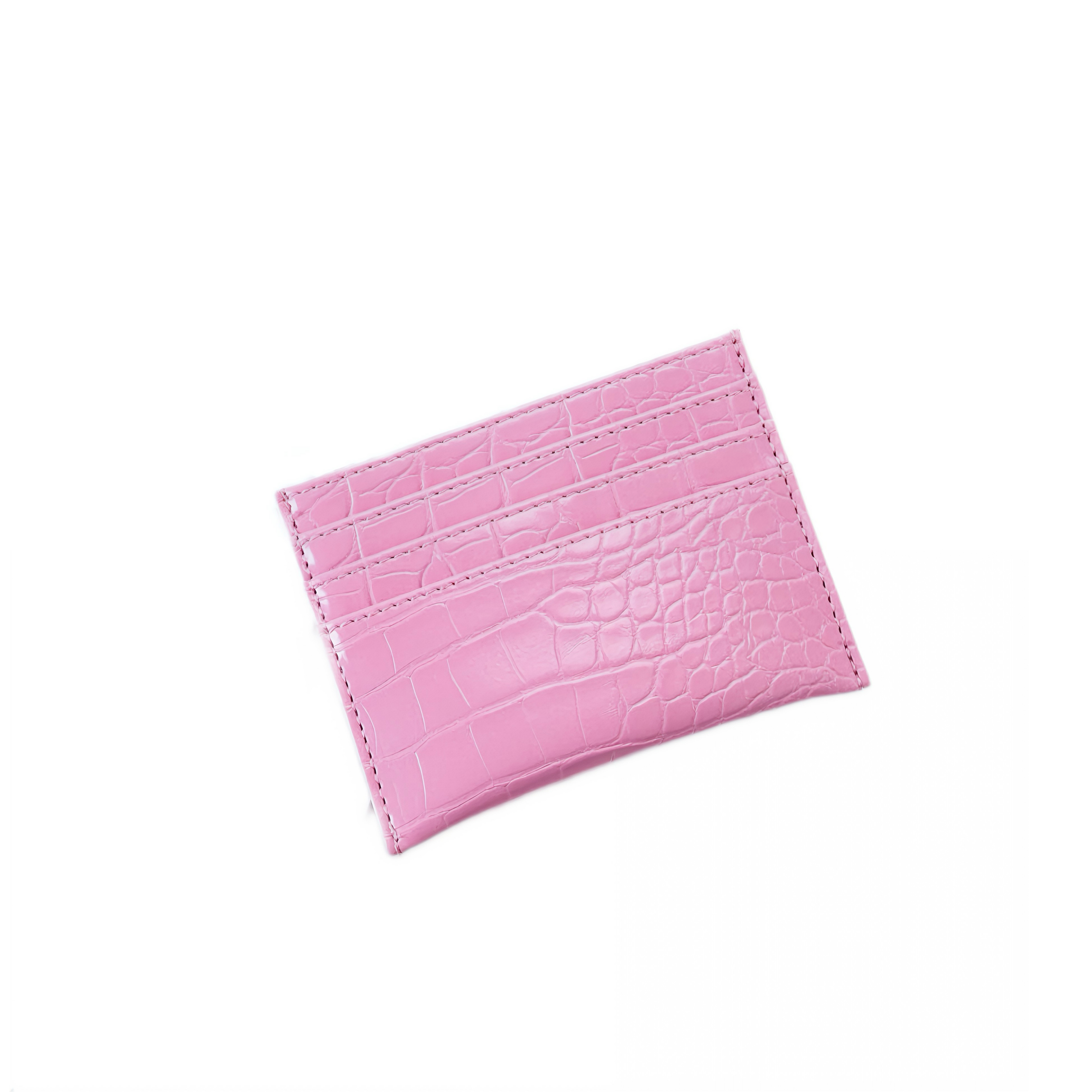 Croc Pink Card Holder