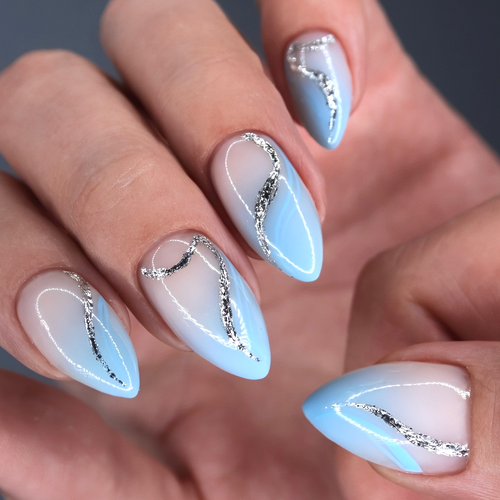 Azure Breeze Nails