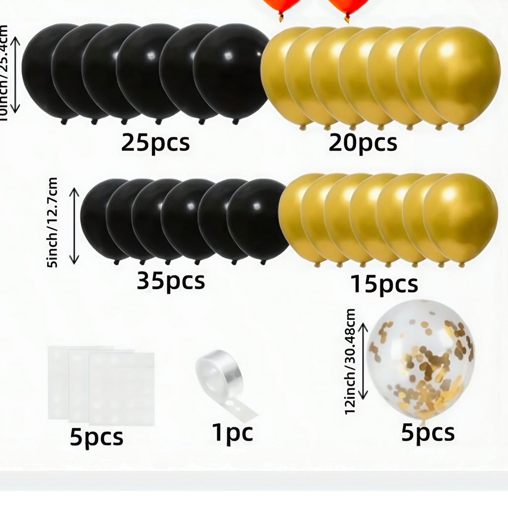 Golden Luxe Balloon Set - Balloon | Asena Boutique Qatar