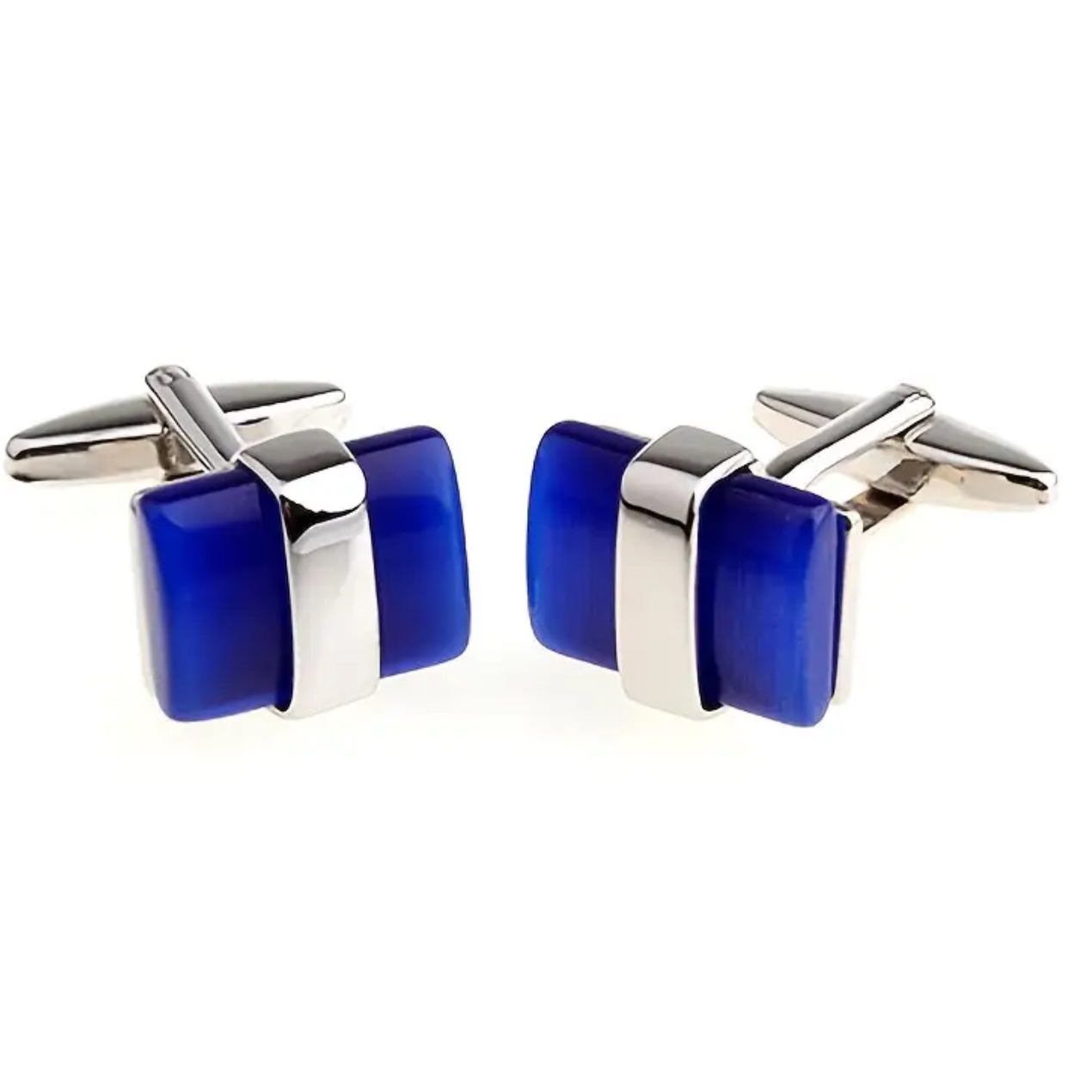 Axis Cufflinks (Blue)