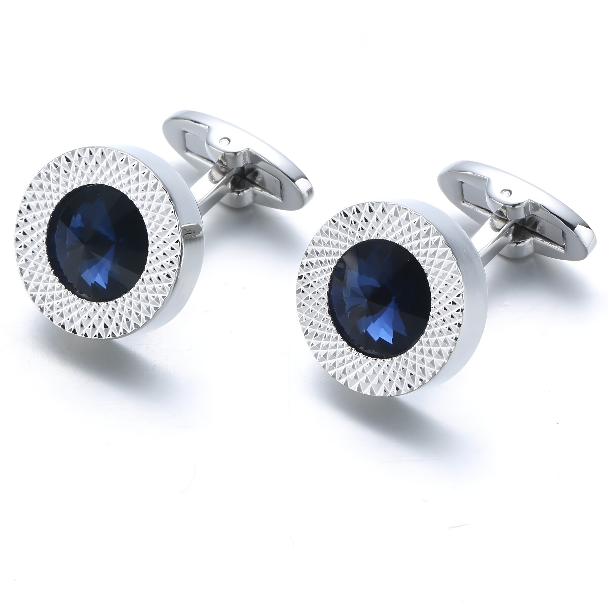 Sapphire Halo Cufflinks
