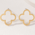 Harmony Clover Earrings - Women's Ring | Asena Boutique Qatar