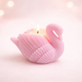 Scented Swan Decorative Candle (Pink)
