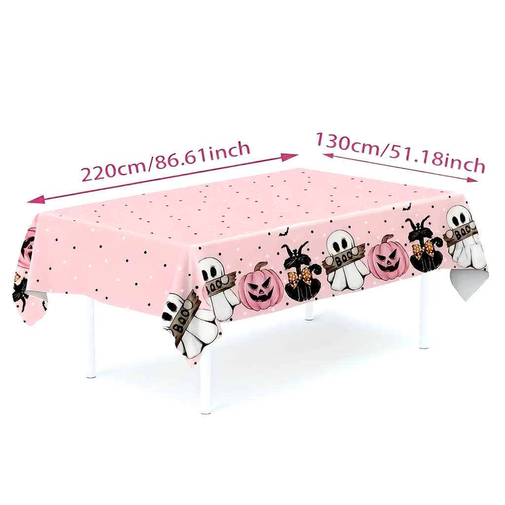 Pink Boo Tablecloth