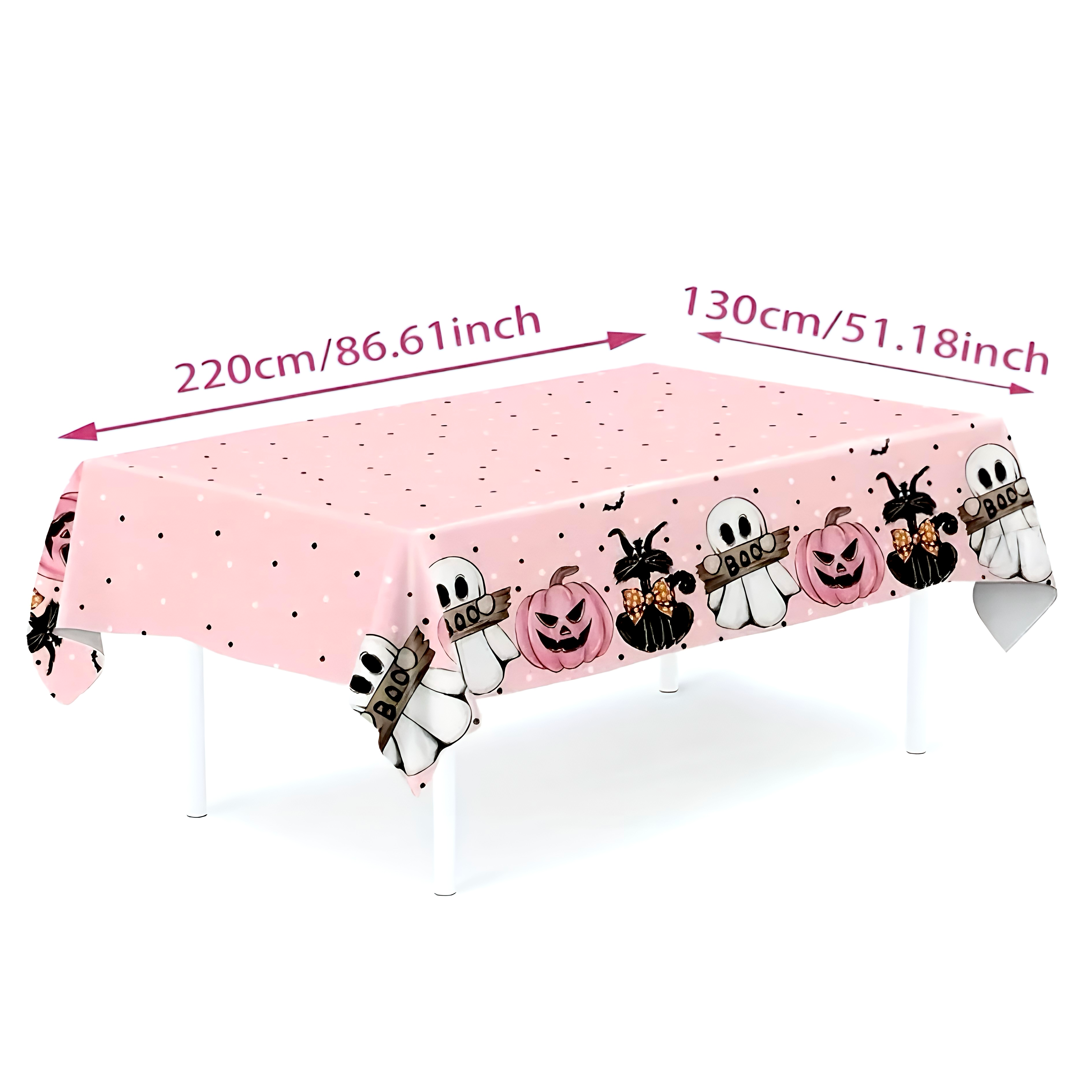 Pink Boo Tablecloth