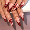 Red Ribbon Nails