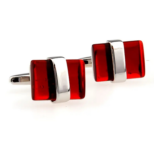 Axis Cufflinks (Red)