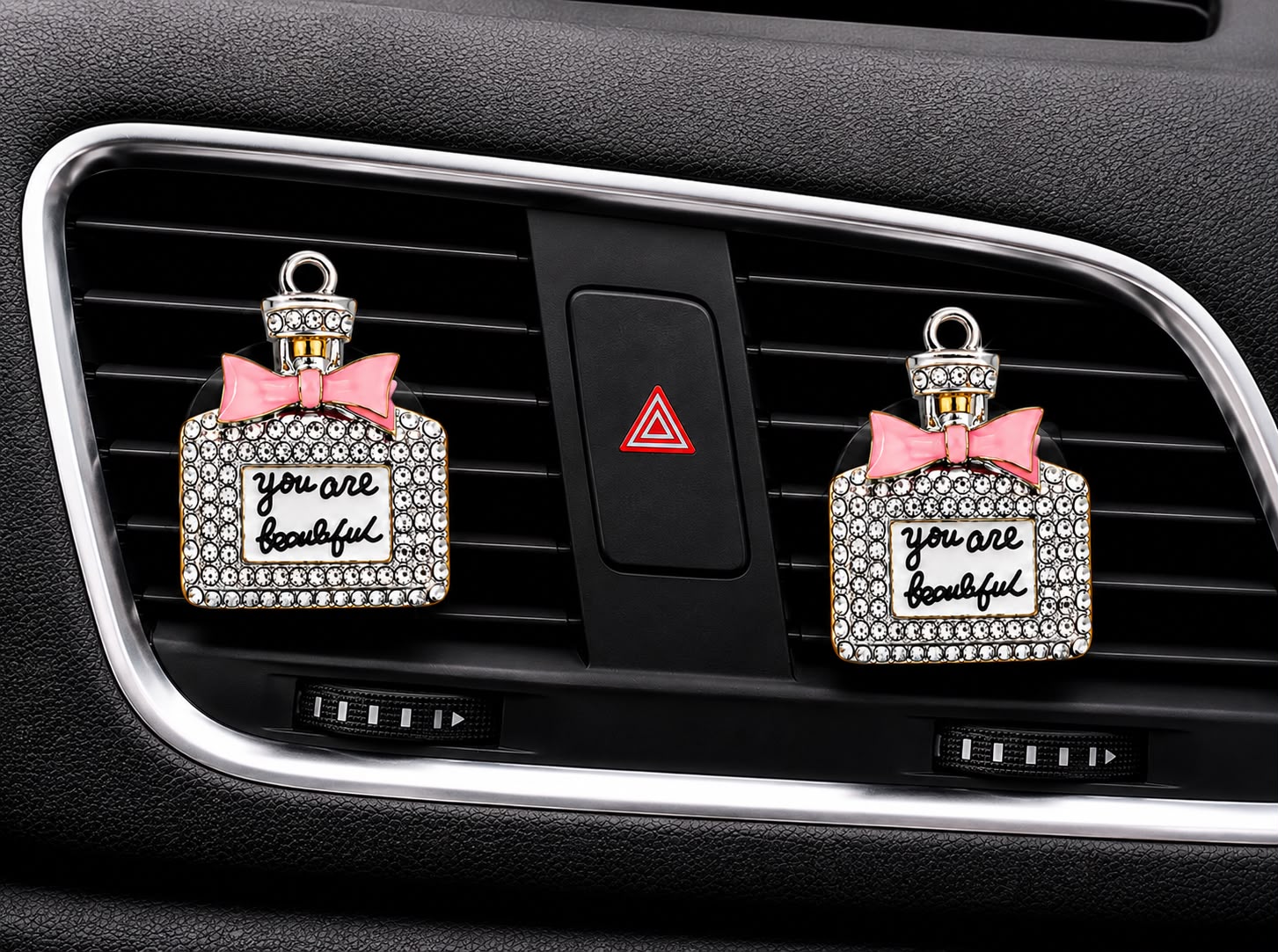 Luxury Perfume Car Air Freshener Clip - Automotive Accessory | Asena Boutique Qatar