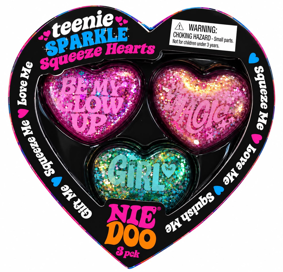 Heart Squeeze Toy Set - Squishy Toy | Asena Boutique Qatar
