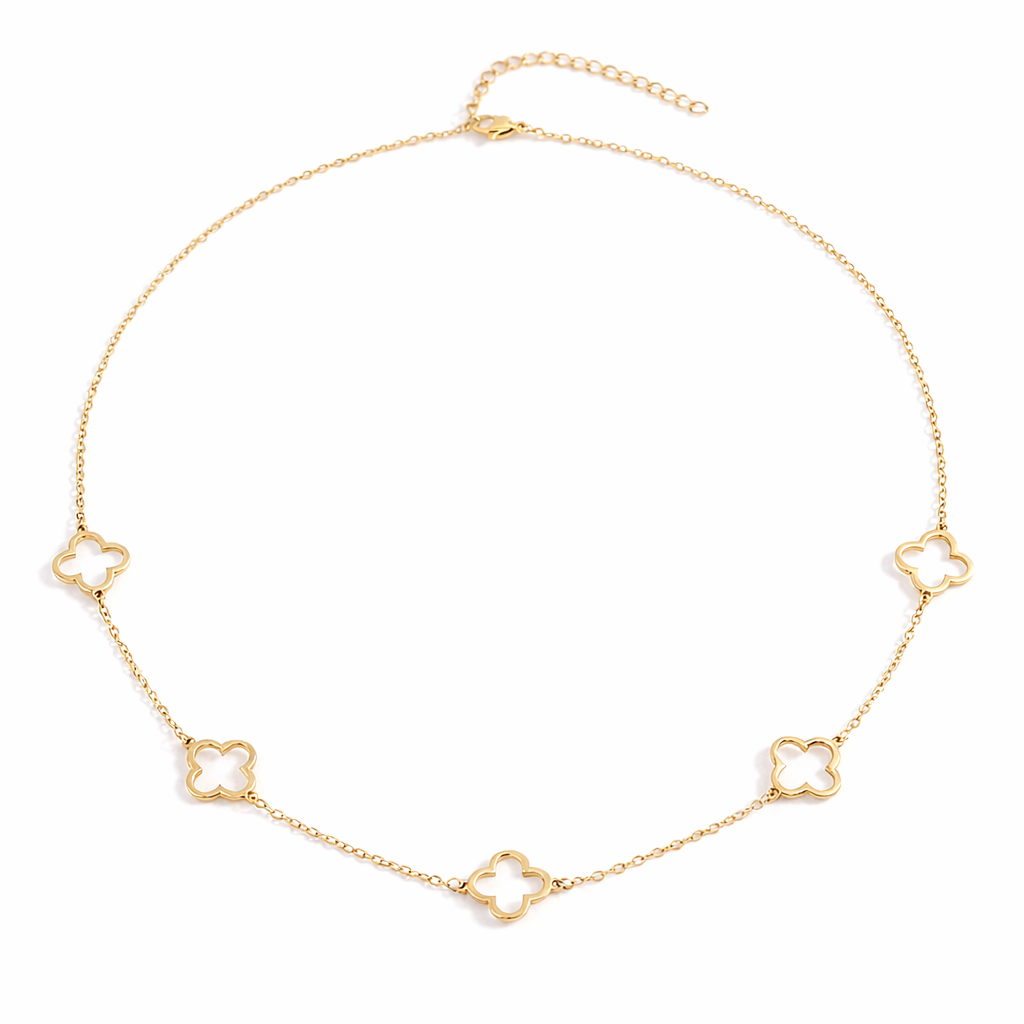 Gold-plated clover