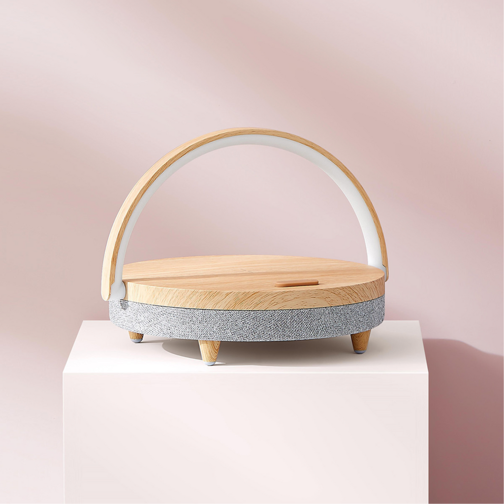 LUZMIRA - Bedside Lamp with Wireless Charger and Bluetooth Speaker