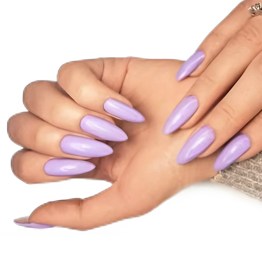 Lavender Press-on Nails