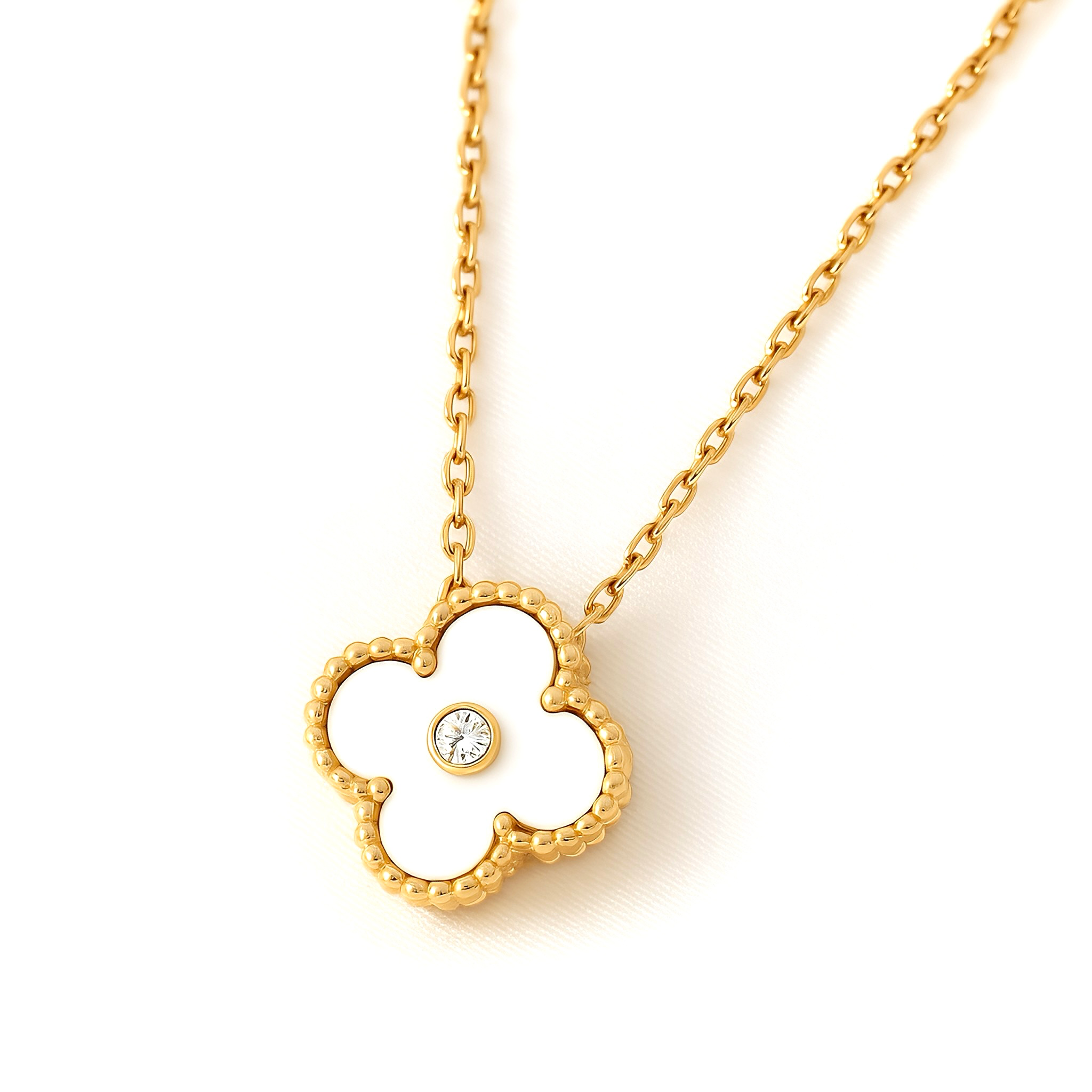 White Clover Necklace