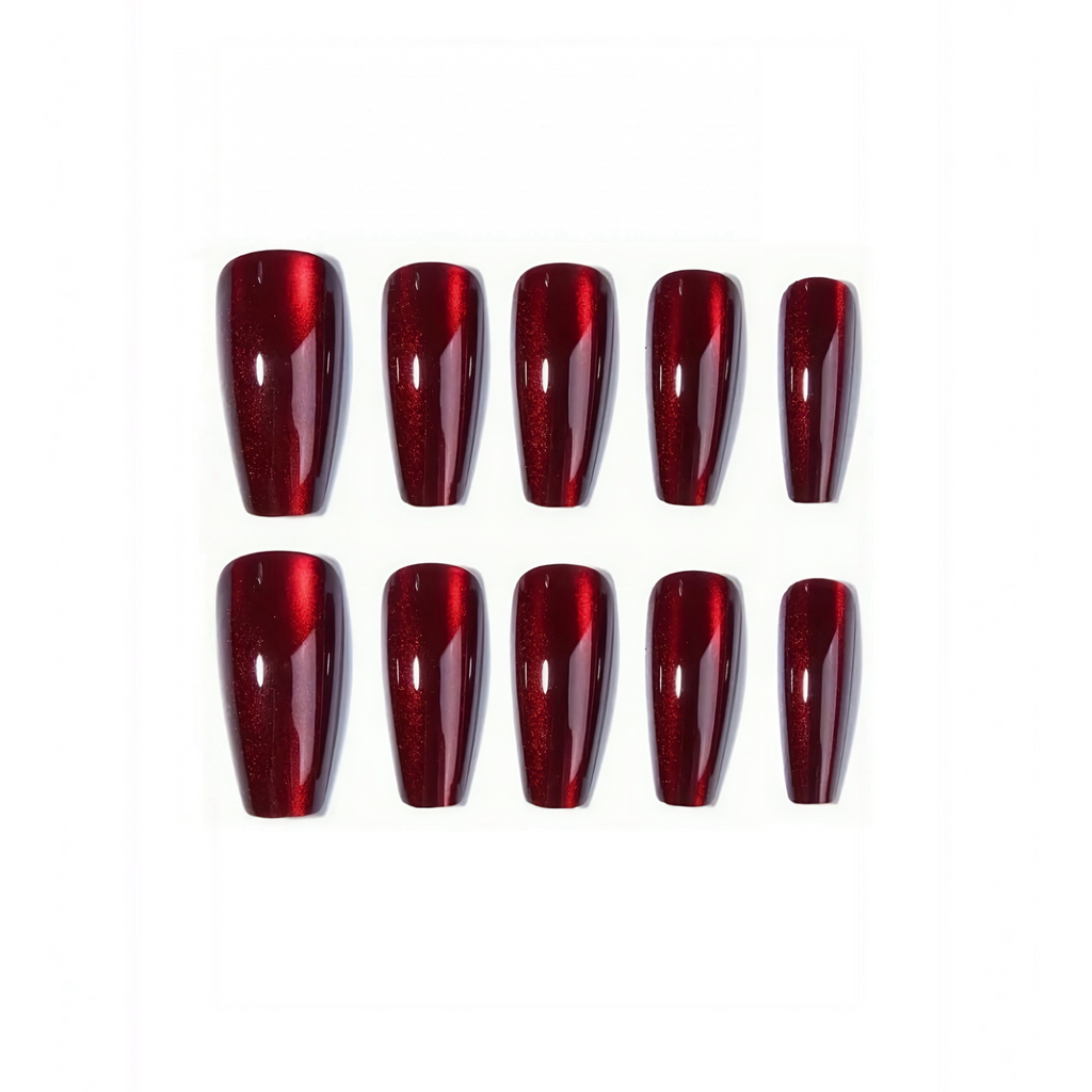 Cherry Flame Press-on Nails