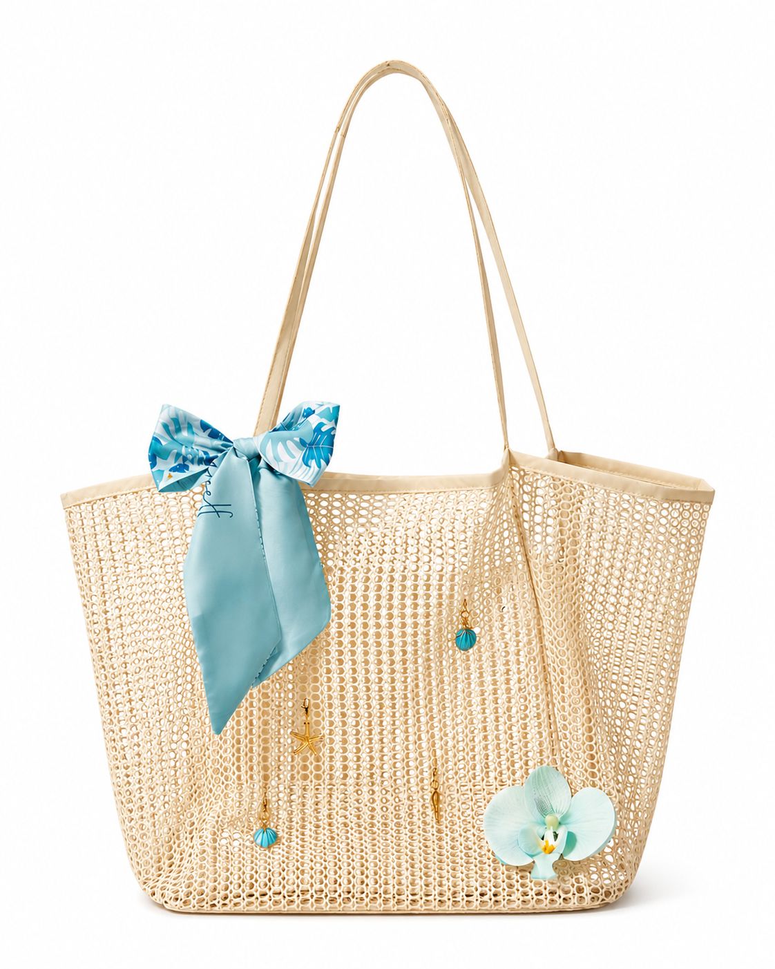 Coastal Breeze Beach Tote Bag - Tote Bag | Asena Boutique Qatar