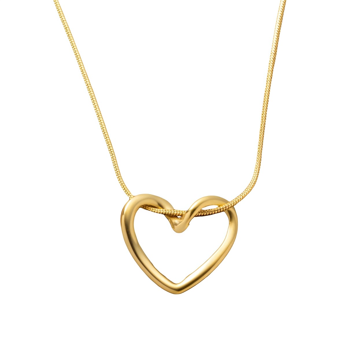 Golden Heartbeat Necklace