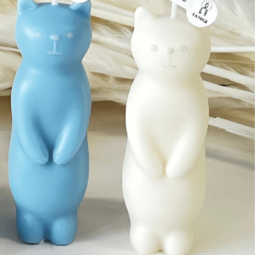 Standing Cat Scented Candle