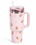Teddy Bow Insulated Travel Tumbler - Water Bottle | Asena Boutique Qatar