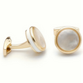 Golden Pearl Cufflinks
