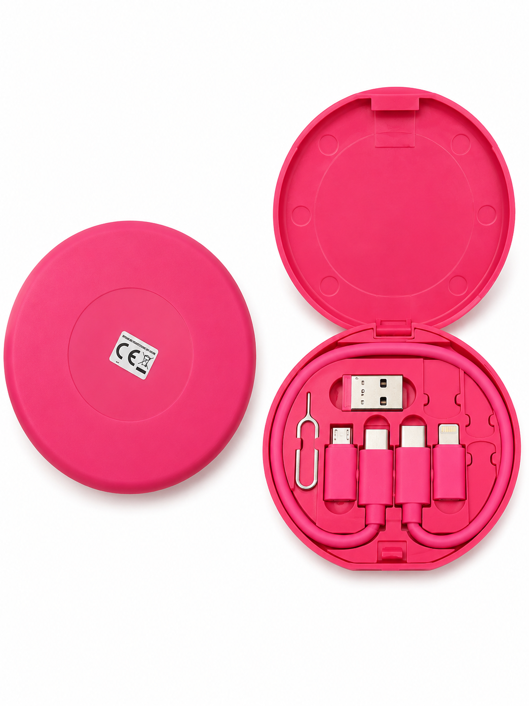 Multi-Port Charging Cable Kit (Pink) - Charging Cable | Asena Boutique Qatar