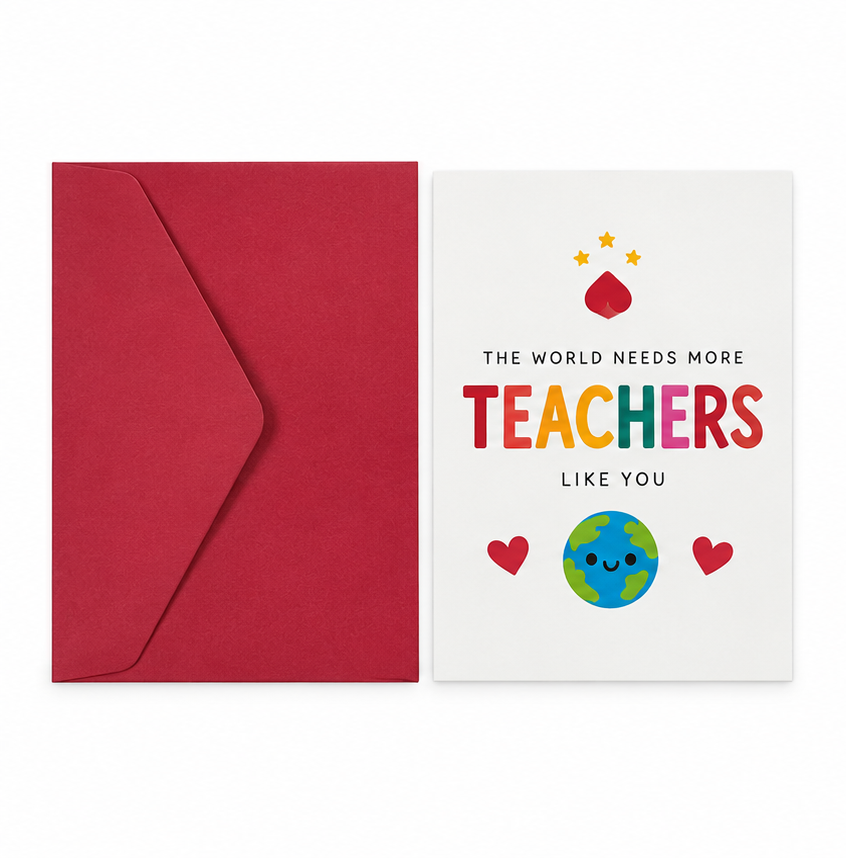 Teacher Thank You Card - Greeting Card | Asena Boutique Qatar