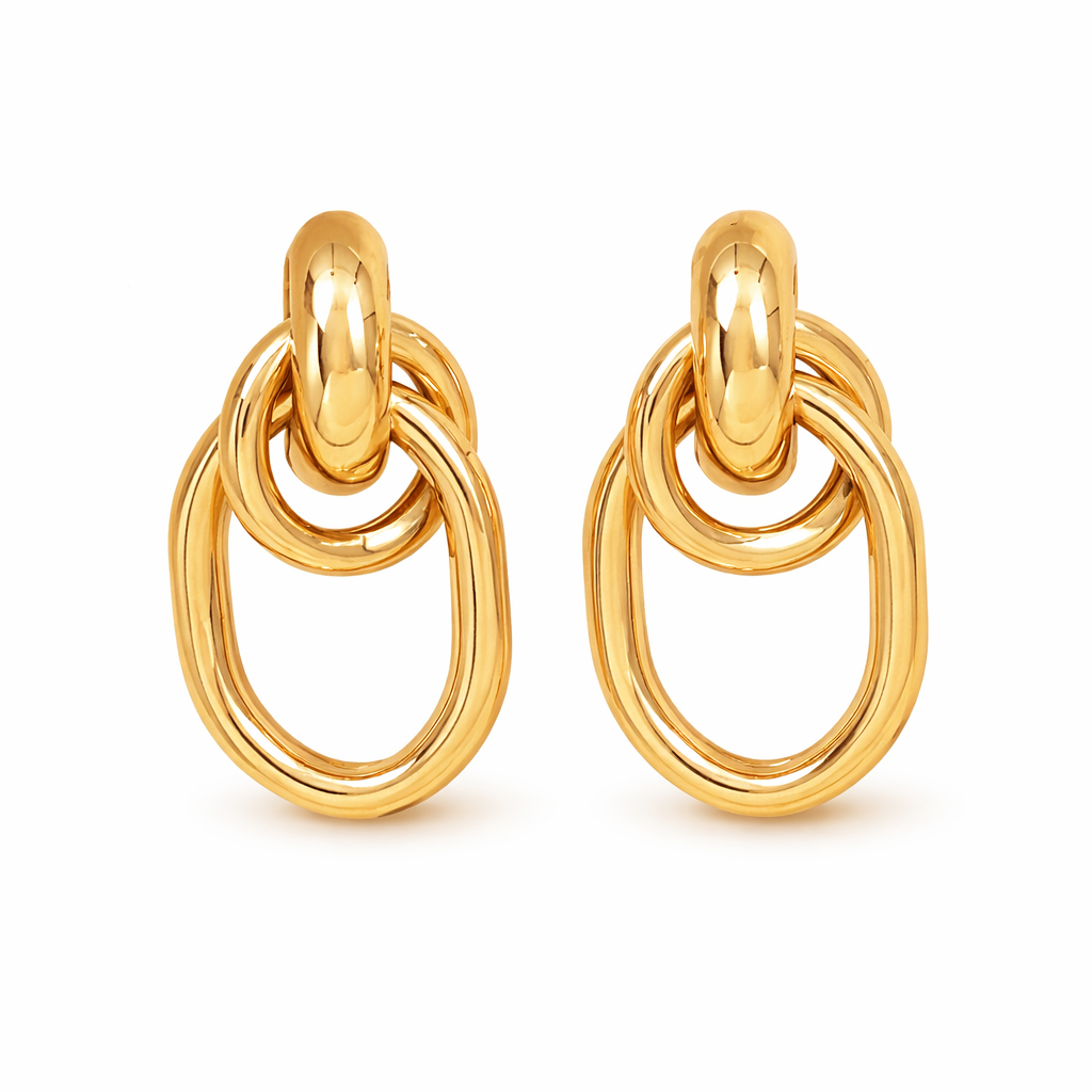 Linked Drop Earrings