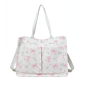 Floral Bow Tote Bag - Tote Bag | Asena Boutique Qatar
