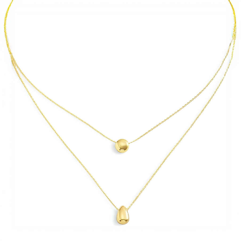 Silver Drops Necklace