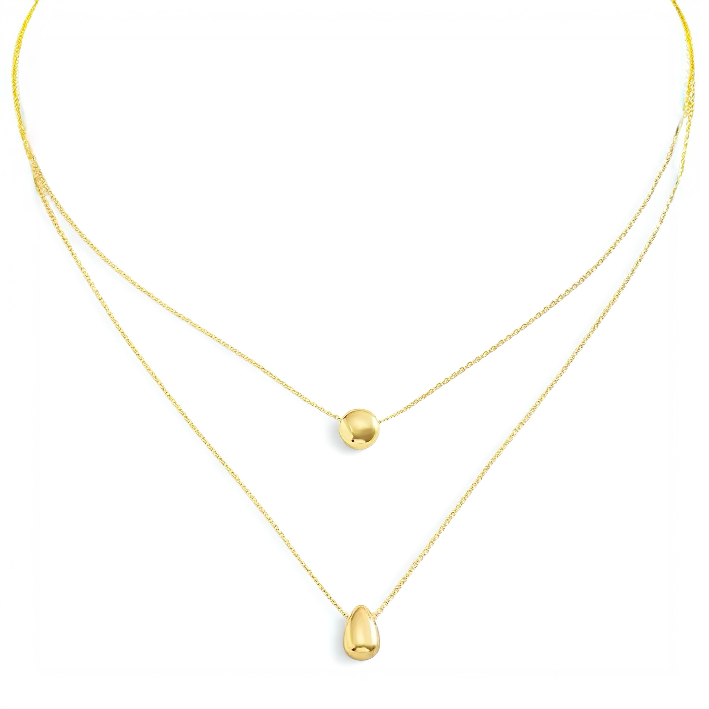 Silver Drops Necklace