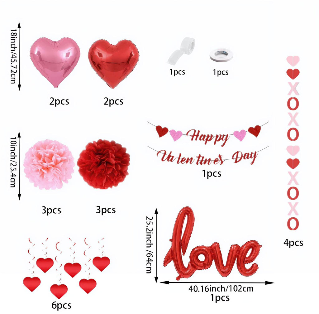 Valentine Love Décor Set - Gift | Asena Boutique Qatar