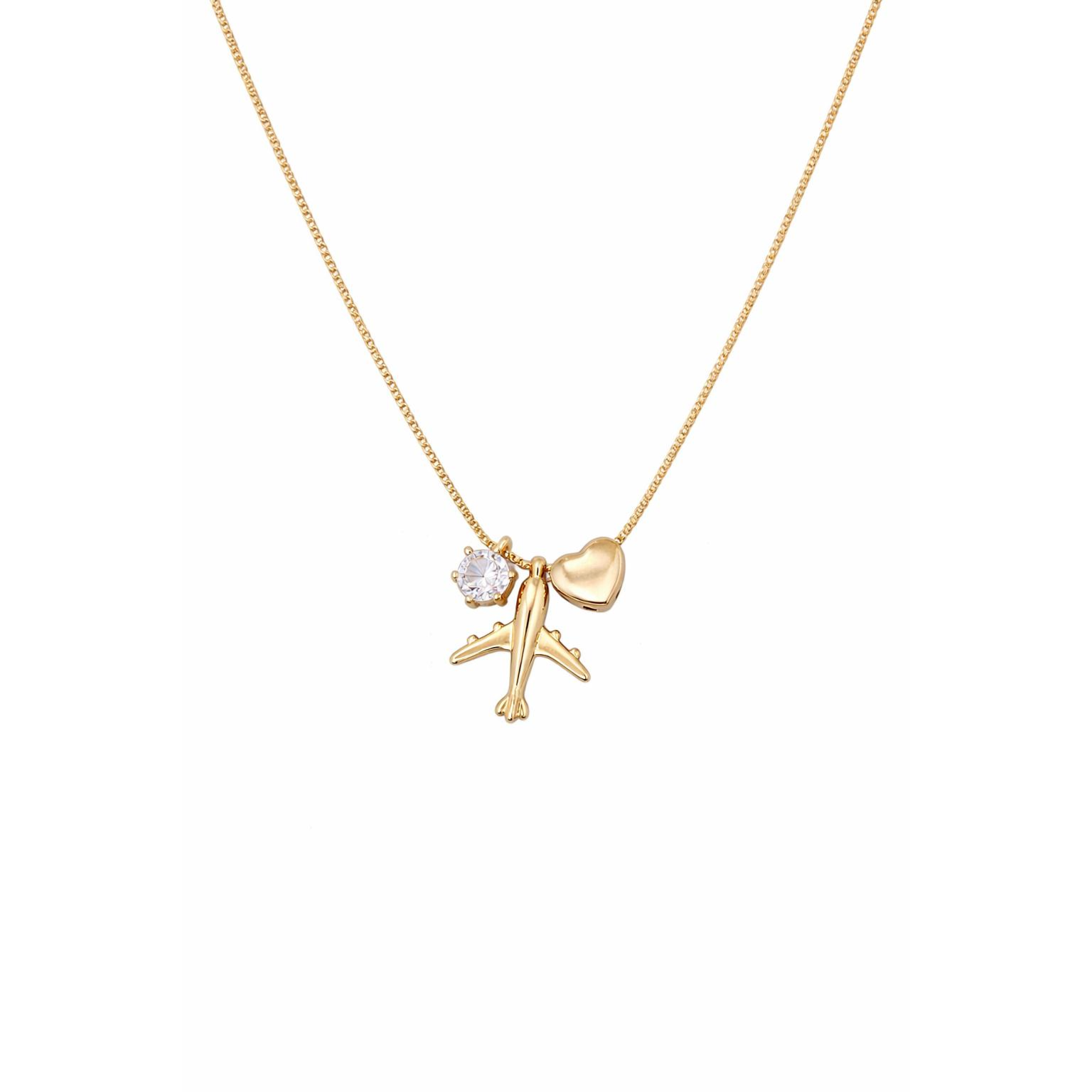 Airplane Charm Necklace