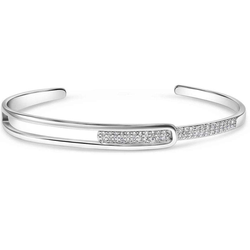 Silver Curve Cuff