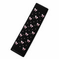 Pink Bow Pattern Seat Belt Cover - Automotive Accessory | Asena Boutique Qatar