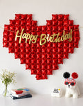 Red Birthday Backdrop - Photo Booth | Asena Boutique Qatar