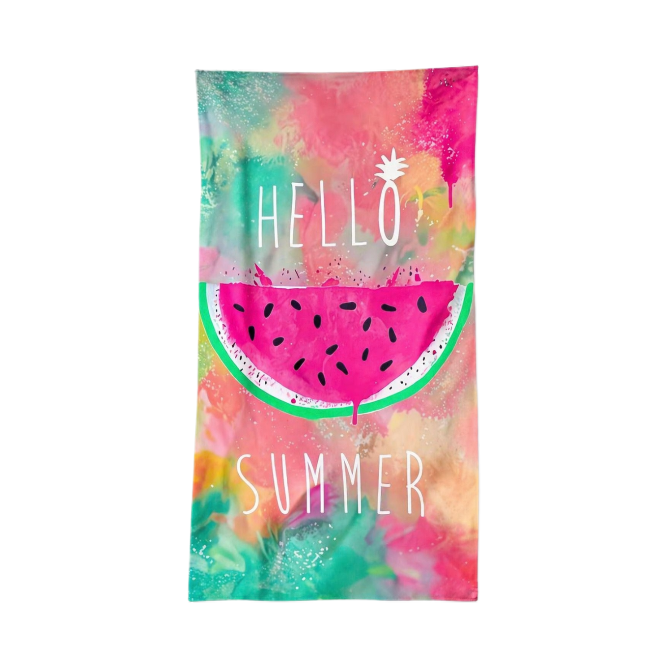 Hello Summer Beach Towel