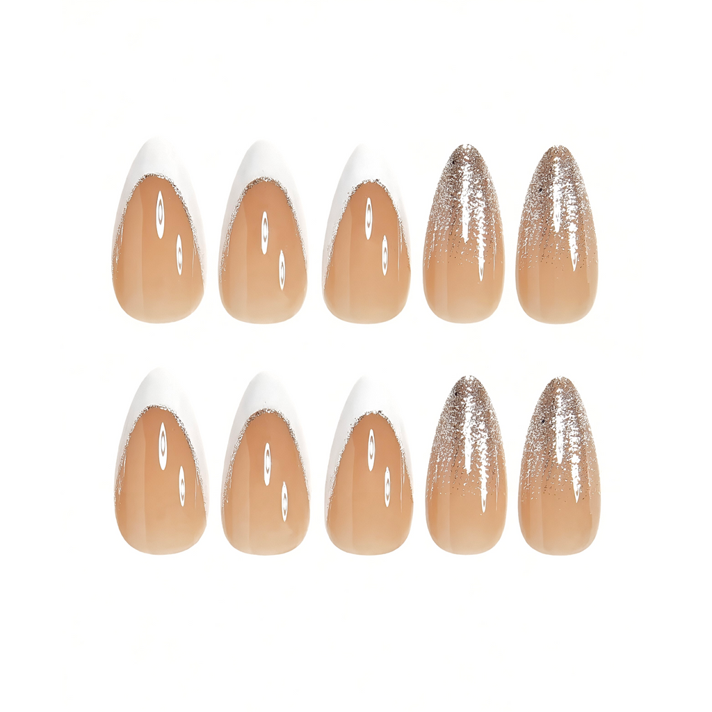 Snow glow Press-on Nails