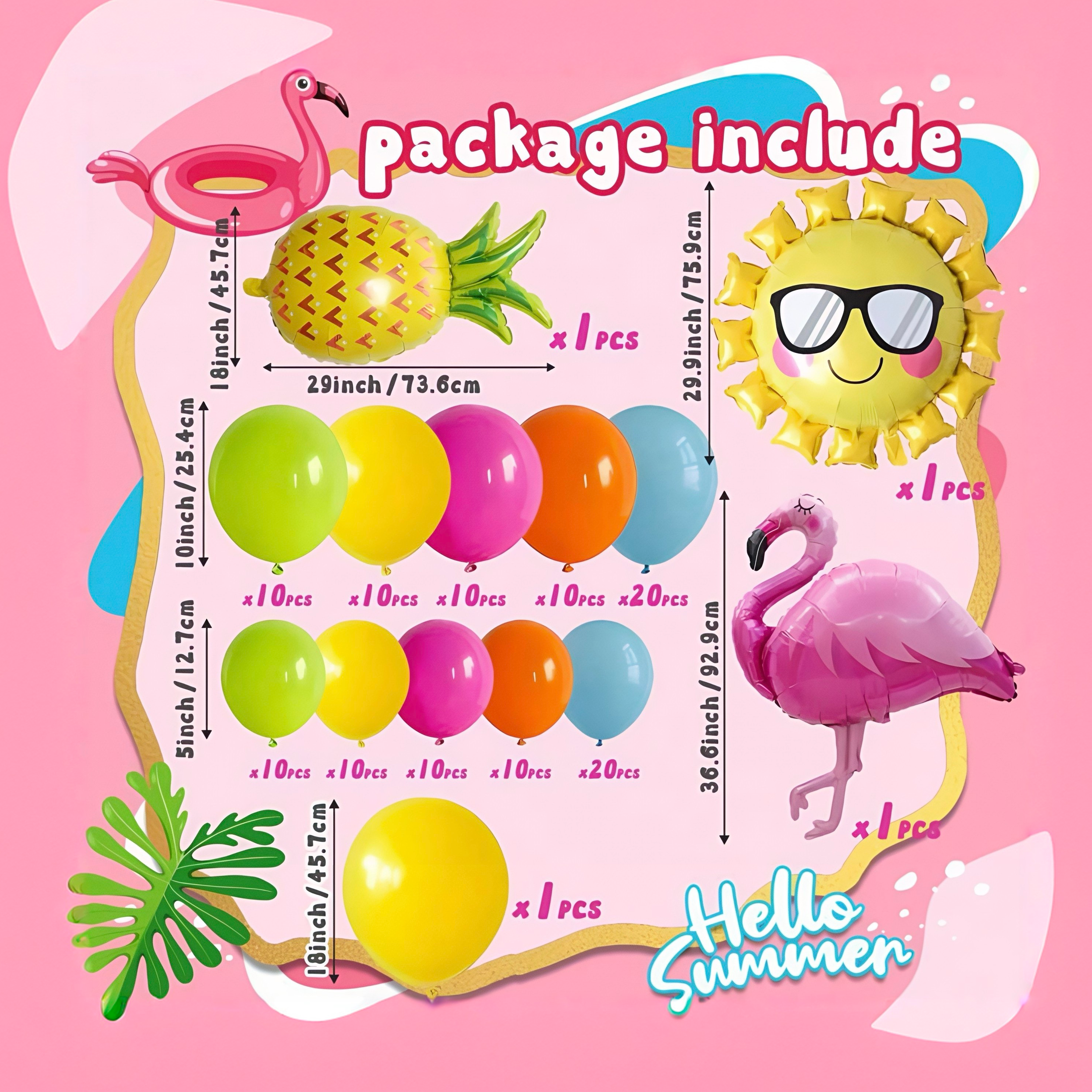 Summer Splash Balloon Set