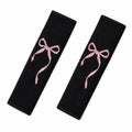 Pink Bow Seat Belt Covers - Automotive Accessory | Asena Boutique Qatar