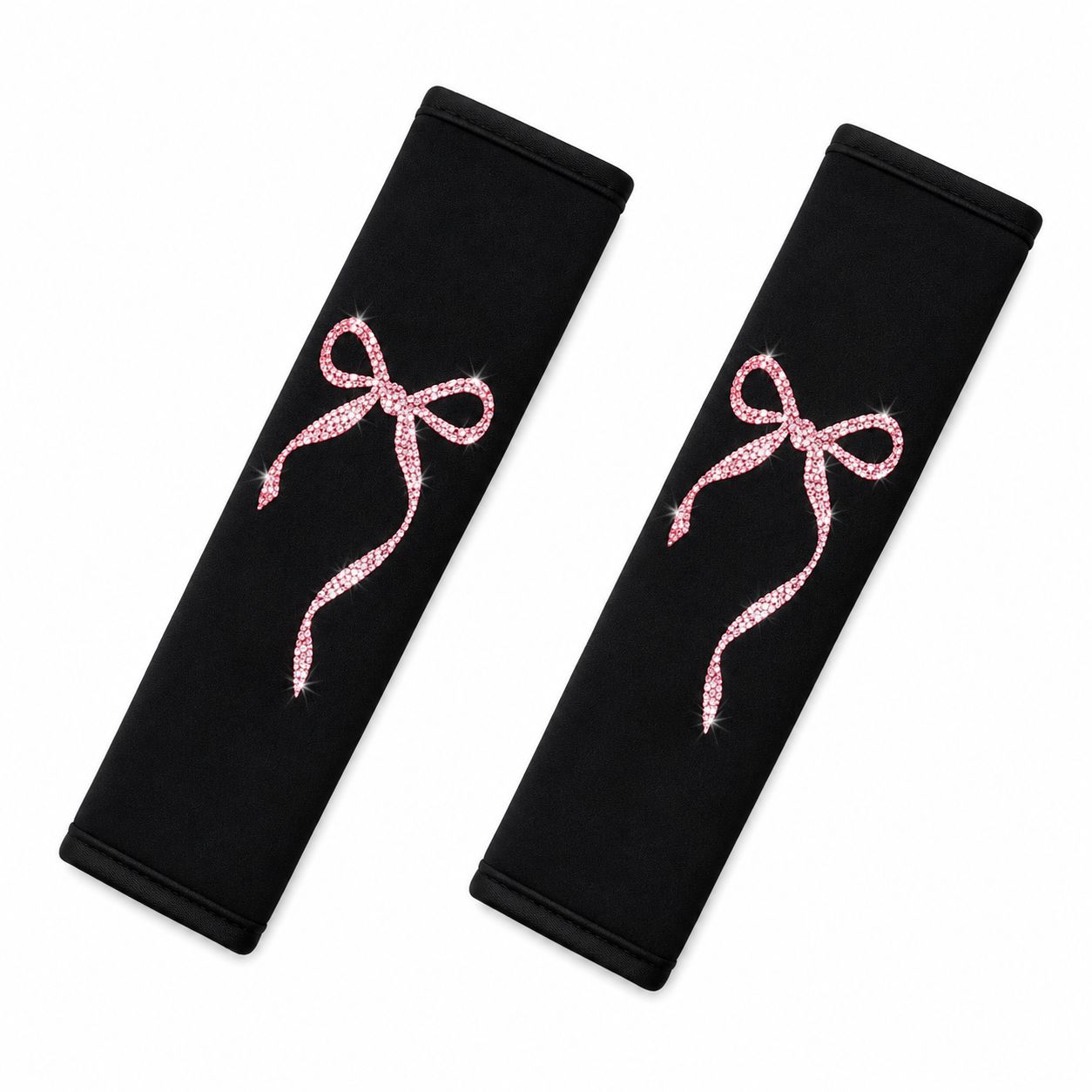 Pink Bow Seat Belt Covers - Automotive Accessory | Asena Boutique Qatar