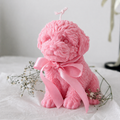 Luxe Pup Scented Candle 9cm (Pink)