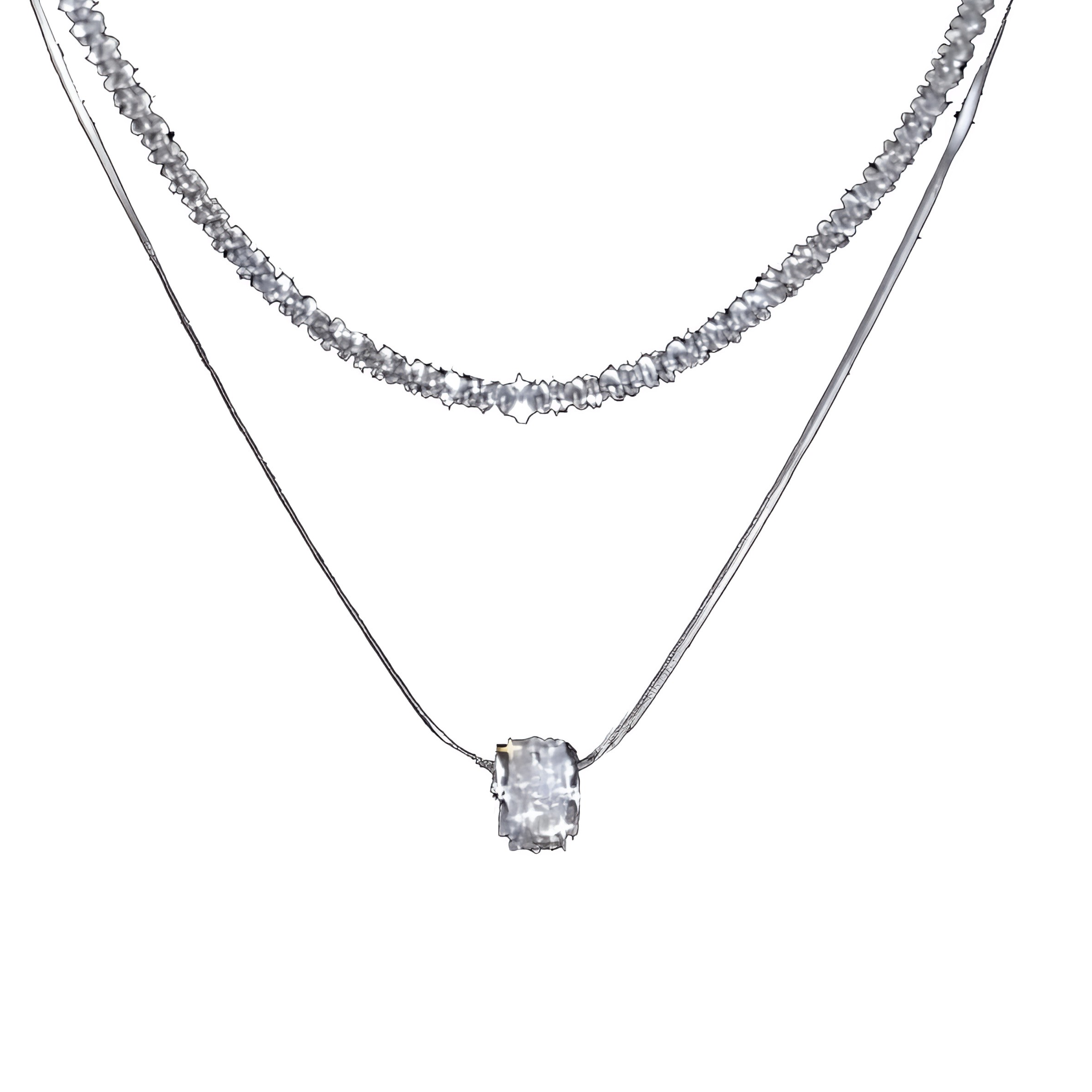 Crystal Radiance Duo Necklace