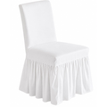 White Ruffled Chair Cover - Party Tableware | Asena Boutique Qatar